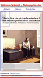 Mobile Screenshot of lebenskunstphilosophie.de